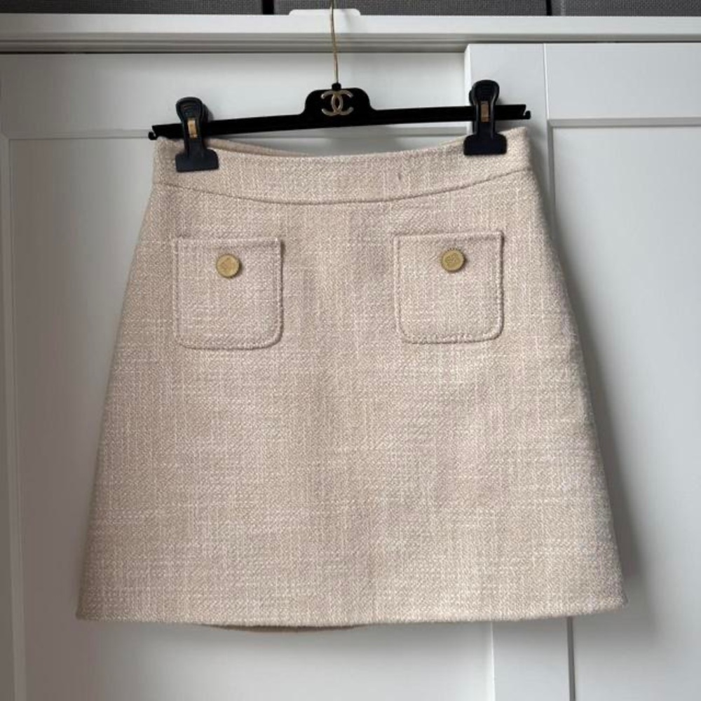Sandro Tweed Skirt